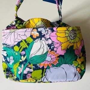 Vera Bradley Floral Travel Case in Pink, Yellow & Green